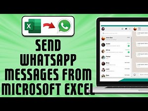 How To Send WhatsApp Messages From Microsoft Excel (easy)