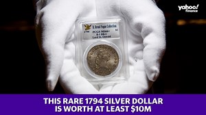 This rare 1794 silver dollar is worth at least $10 million