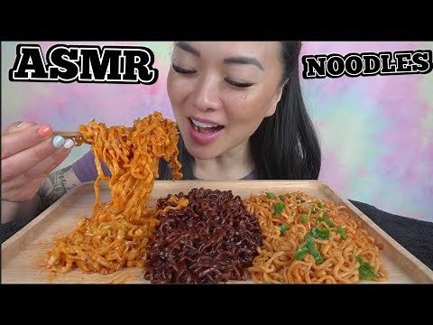 ASMR SPICY NOODLES (EATING SOUNDS) NO TALKING | SAS-ASMR