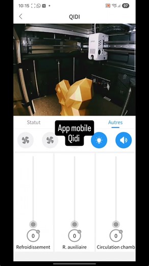 @fabienfilament on Instagram: "📱 L’application QIDI : à quoi ça ressemble ? Dans la vidéo du jour, je te montre l’application QIDI que j’utilise avec la QIDI Q2 👀 ➡️ Interface, fonctionnalités, prise en main et aperçu général de l’appli pour piloter et suivre son imprimante 3D QIDI au quotidien. 🎯 Idéal si tu te demandes : à quoi ressemble l’application @qiditech_official comment gérer une impression 3D à distance si l’appli est simple et pratique à utiliser comment suivre tes impressions sur