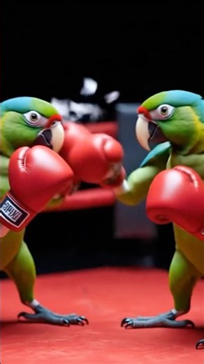 Parrot doing boxing #talkingparot #shorts