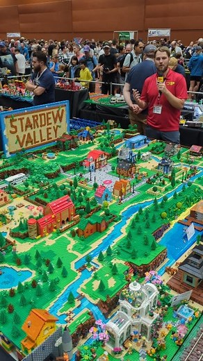 2.4M views · 39K reactions | Huge LEGO Stardew Valley by Steve Jensen | Beyond the Brick | Facebook