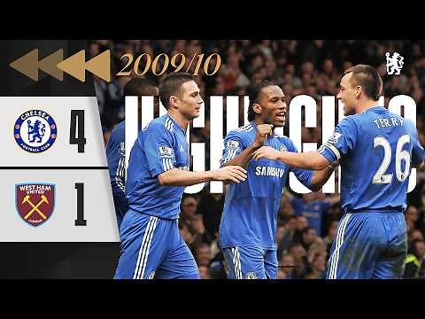 ⏪️ Chelsea 4-1 West Ham | DROGBA & MALOUDA help thrash Hammers! | FULL MATCH REWIND | PL 2009/10