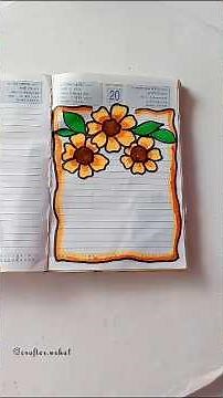 assignment and project file decor ideas ✨🌸