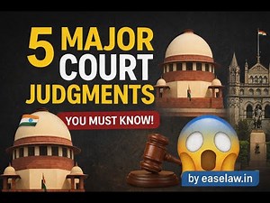 5 Supreme Court & High Court Judgments | 16-Dec-2025 | Legal News by easelaw.in