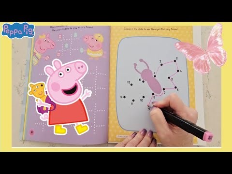 Peppa Pig Spring Color Activities! Activity Book Learning Kids