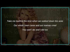 Taylor Swift - Mary's Song (Oh my my my) | Lyrics