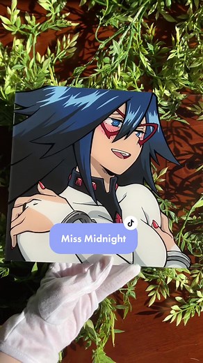 My Hero Academia Miss Midnight Glass Painting Tutorial