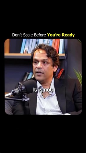 Don't scale before you are ready in business #billionaire #richtalk #startup #business #richclass