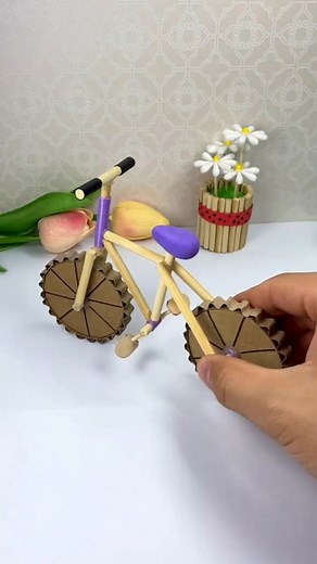 DIY Cardboard Bicycle: Creative & Fun Kids Craft