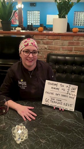 20% off e-gift cards with code GCTHANKS2025 at www.kingfishertucson.com from Thursday 11/27 through Monday 12/1! #tucson #tucsonaz #tucsonarizona #tucsonrestaurants #tucsonlocal #tucsonfoodie #TucsonFood #tucsoneats #tucsonlocals #tucsonlocalbusiness #tucsonrestaurant #TucsonEats #arizona #tucsonoriginalsrestaurants #tucsonfoodies #eatlocaltucson #smallbusinesssaturday #CyberMonday #blackfriday #thanksgiving #BlackFridaySavings #blackfridaydeals #blackfriday2025 #blackfridayshopping #smallbizsat