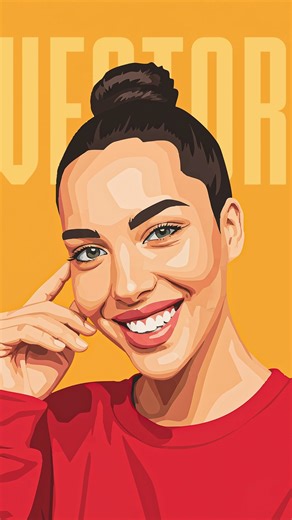 Turn Your Photo into Vector Instantly! ⚡ #vectorart