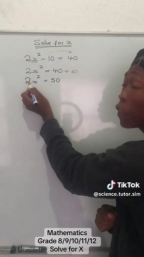 Master Algebra: Solve for X in Grade 8 to 12