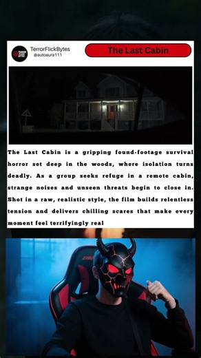 The Last Cabin Lost in the Woods 😱🌲 Found Footage Horror #TheLastCabin #HorrorMovies #FoundFootage