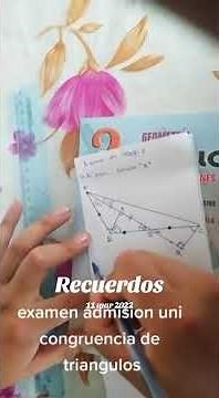 Solving a triangle congruence exercise while learning geometry