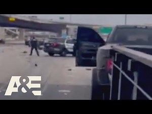 Heroic Good Samaritan Saves Injured Cop in Freeway Shootout | Road Wars | A&E
