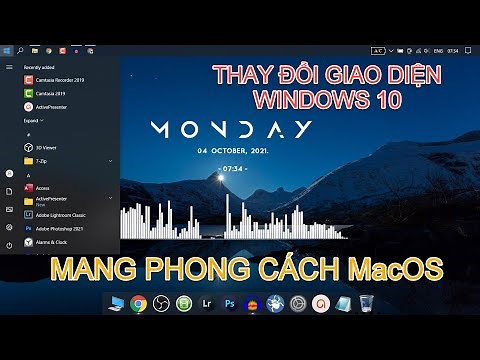 Change Windows 10 interface with MacOS style - Beautiful, stable running (Nexus, Rainmeter) #8