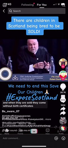 Children are being bred in Scotland in this way.., sold for child slavery & prostitution & organ harvesting… #exposescotland @lasteel_exposescotland