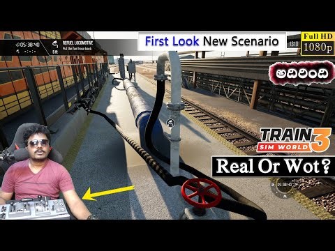 Shunting and Refuel Goods Train Sim World 3 with Train Cab Controller PC Game