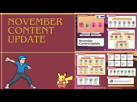 November Content Update, All About November events.