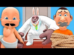 Baby RESCUES Daddy From EVIL EASTER BUNNY! (Who’s Your Daddy Gameplay)