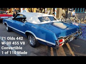 1971 Oldsmobile 442 W-30 Convertible 455 V8 350hp - 1 of 110 Made in 71 - Featured Car of the Day