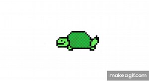turtle animation  walk on Make a GIF
