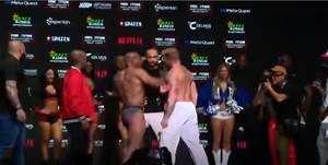 Video shows a former professional boxing champion slapping a former YouTuber at a weigh in. | LOCAL 12, WKRC-TV