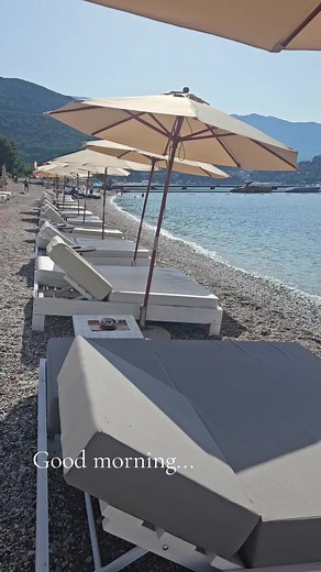 Good Morning at Torch Beach Club in Budva