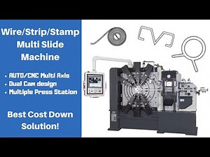 Wire/Strip/Stamp Multi Slide Machine