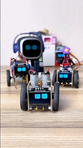 Mo-Chan Family [EP7] The 3rd child 🤭 Make Mini Arduino Robot #emopet #arduinoproject #arduino