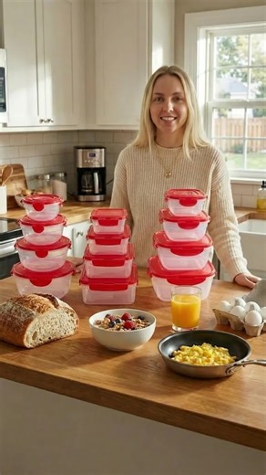 Talk about a great way to organize your pantry or your kitchen or your everything with these food storage container containers. #foodstorage #pantryorganization #locknlock #qvcloyaltyprogram #tiktokshopcreatorpicks