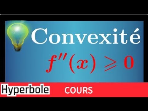 How to study the Convexity of a function with f'(x) and f''(x) second derivative - Inflection point