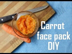 Carrot Face Mask For Glowing Skin - DIY | Bowl Of Herbs