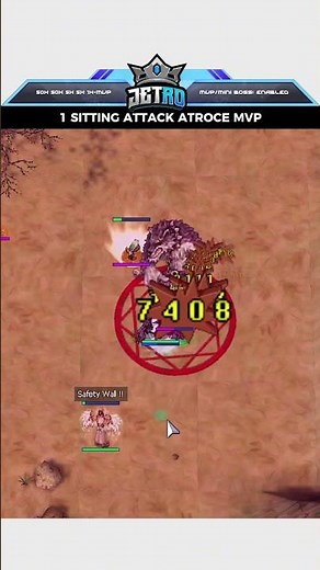 Critical Assassin Cross vs. Atroce with a twist of Lag #ragnarokonline #mvp #assassincross