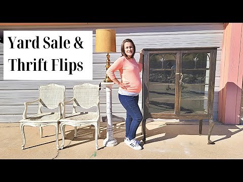 Getting Tons of Projects Done Plus High End Looks For Less With Thrifted and Yard Sale Finds