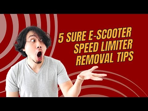 How To Remove the Speed Limiter on An Electric Scooter