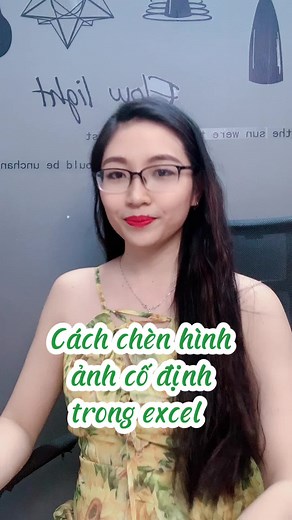 Cách Chèn Hình Ảnh Cố Định Trong Excel
