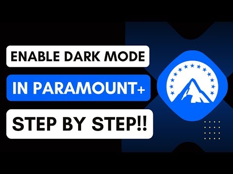 How To Enable Dark Mode In Paramount+