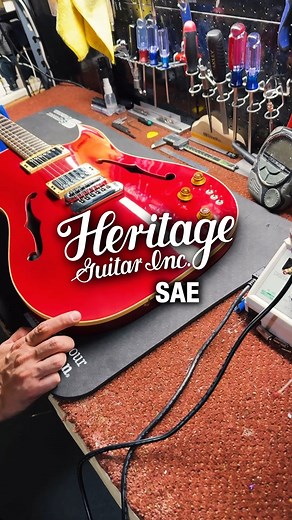 2.9K views · 33 reactions | Heritage Guitars SAE (Solid Acoustic Electric). Such a unique-looking guitar. Who’s had a chance to try one? #wildwestguitars #heritageguitars #guitarrepair #guitarsetup | Wild West Guitars | Facebook