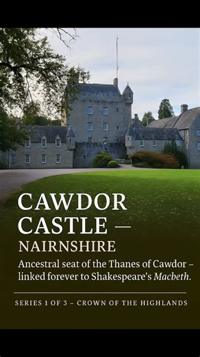 Cawdor Castle – Scottish Highlands Legend says this fortress was built around a living tree. Cawdor became immortal through Macbeth and centuries of noble lineage. #travel #scotland #europe #castle #fyp | Kristi Warwick Hamilton