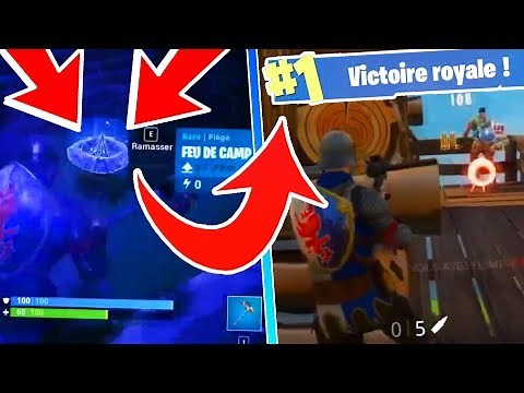 FAIRE TOP 1 FORTNITE AVEC LE TOUT NOUVEAU FEU DE CAMP ET LE PLUS BEAU KILL NO-SCOPE AU SNIPER ?!