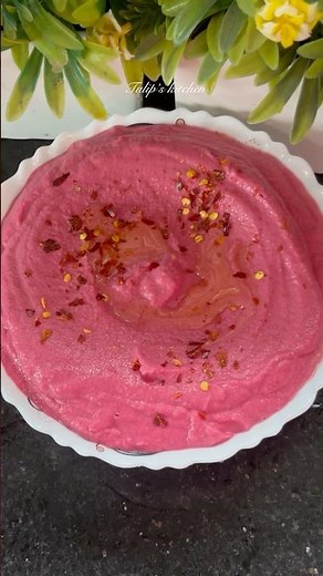 Creamy Beetroot Hummus | Healthy & Delicious Dip Recipe|176