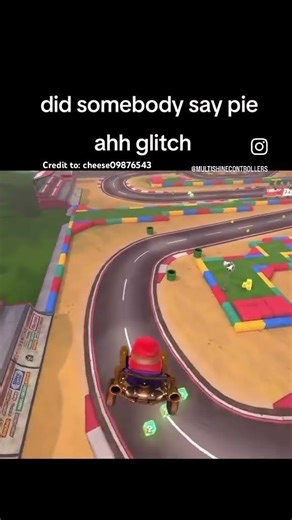 Insane Mario Kart Glitch #mariokart #mariokart8deluxe #mariokartworld #shorts