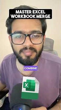 How to Combine Multiple Workbook in Excel | Excel Amazing Trick #excel #exceltips #short