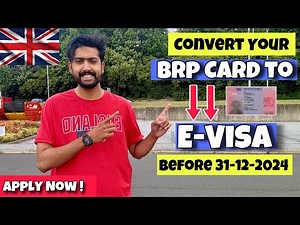 How to Apply UK E-Visa From BRP Card Complete Steps 🇬🇧 | BRP Card Deadline 31/12/24 #uk #evisa