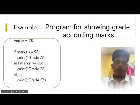 Python programming using elif statement #elif