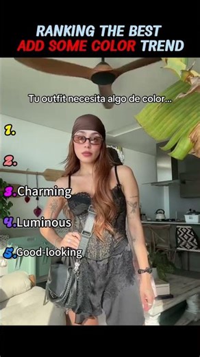 Ranking The Best Add Some Color Trend ✨#tiktoktrend #fypシ゚viral #ranking #usa #addsomecolor