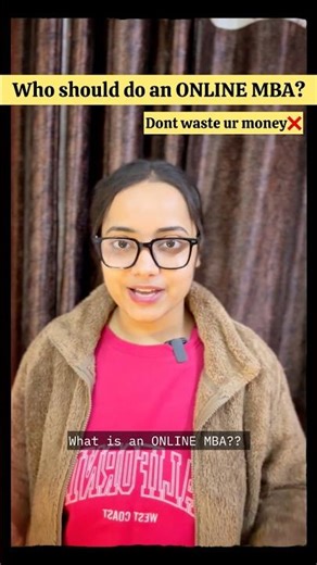 Should you really join an ONLINE MBA? Concept of online MBA explained✅Dm me for admission guidance✅