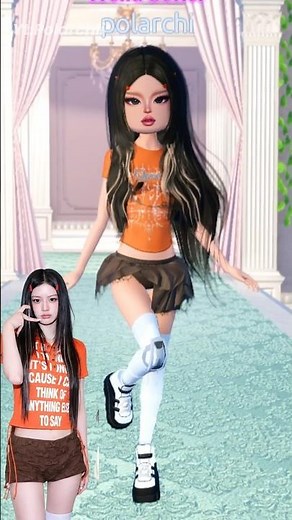 Recreating MINJU from ILLIT "IT'S ME" in DTI! 🌸🎀✨ #dresstoimpress #dti #roblox